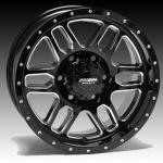 Wheel Range - Milled Series - HOSTAGE - Gloss Black