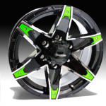 Wheel Range - TALON - Gloss Black Machine Face