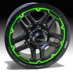 Wheel Range - TACTIC - Full Satin Black