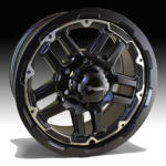 Wheel Range - TACTIC - Full Satin Black