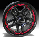 Wheel Range - TACTIC - Full Satin Black