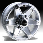 Wheel Range - TALON - Silver Machine Face
